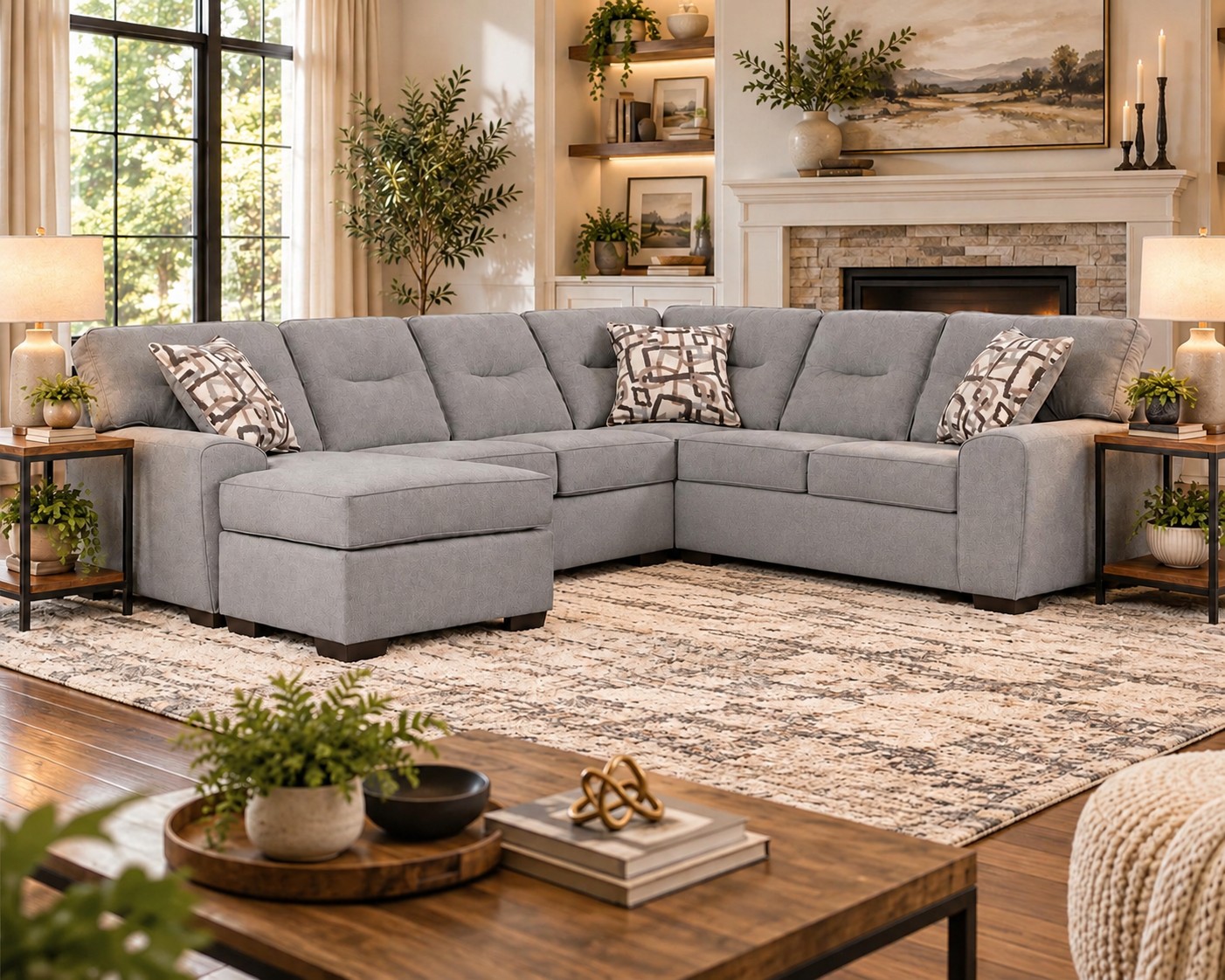 (image for) 2124 Seneca Marble Sectional